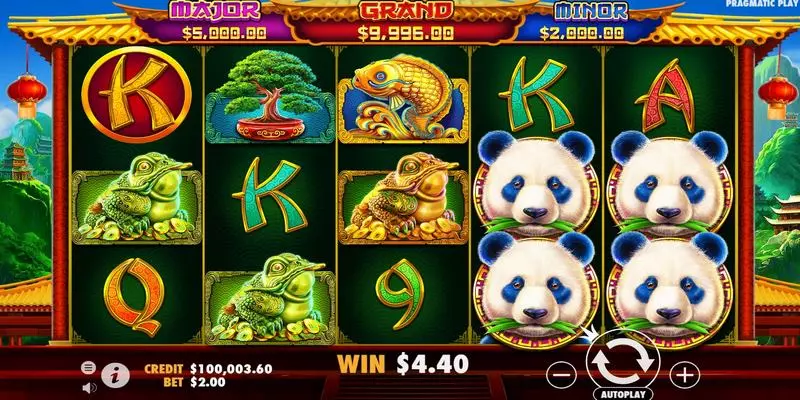 Tham gia chơi panda's fortune slot như thế nào?